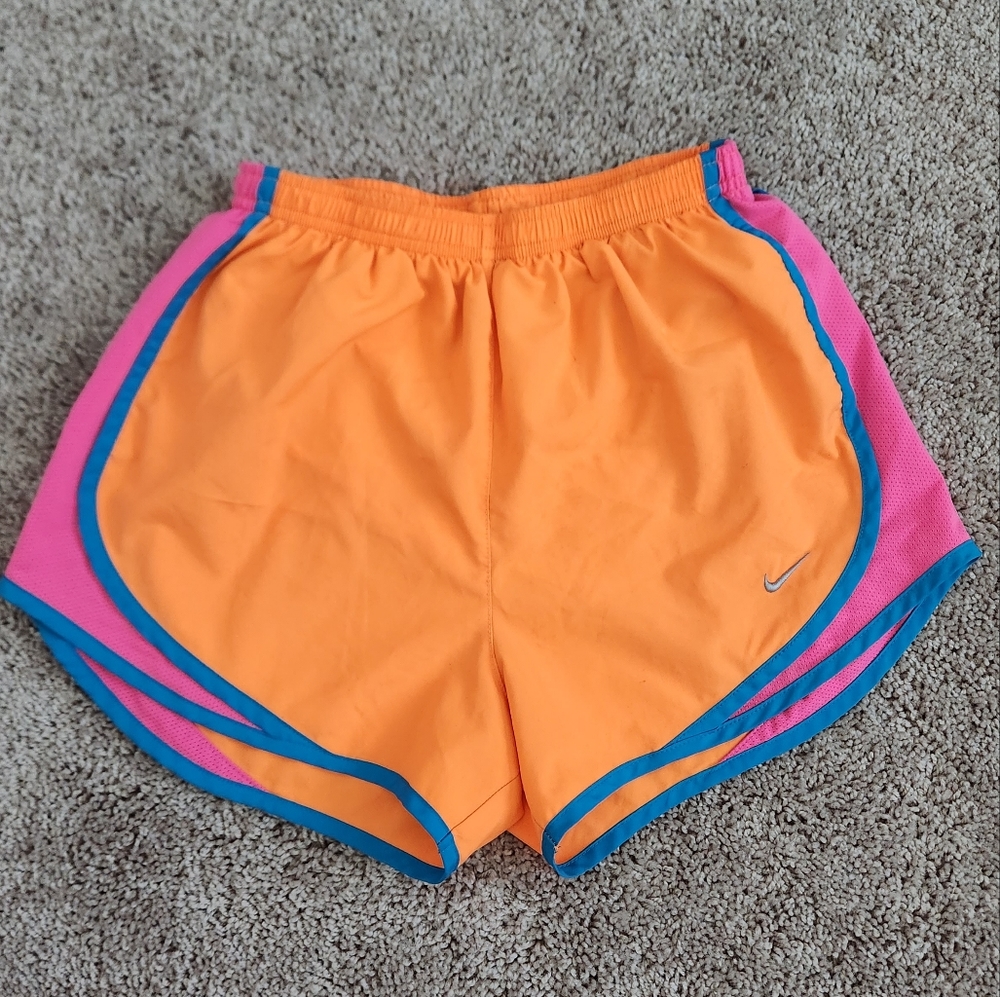 Nike Dri-fit Neon Running Shorts Size XS